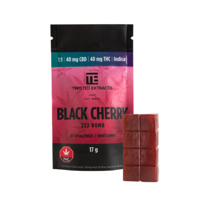 Black Cherry 1-1 Indica Zzz Bomb by Twisted Extracts