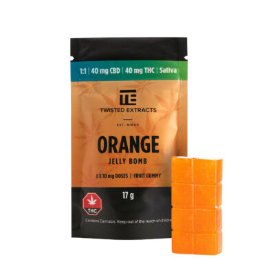 Orange 1:1 Sativa Jelly Bomb by Twisted Extracts