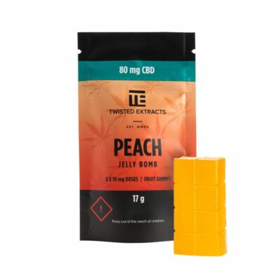 Peach CBD Jelly Bomb by Twisted Extracts