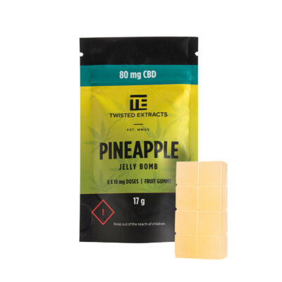 Pineapple CBD Jelly Bomb by Twisted Extracts