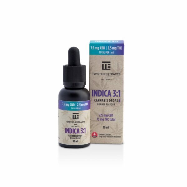 Indica 3:1 Oil Drops by Twisted Extracts