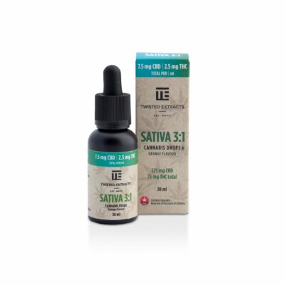 Sativa 3:1 Oil Drops by Twisted Extracts
