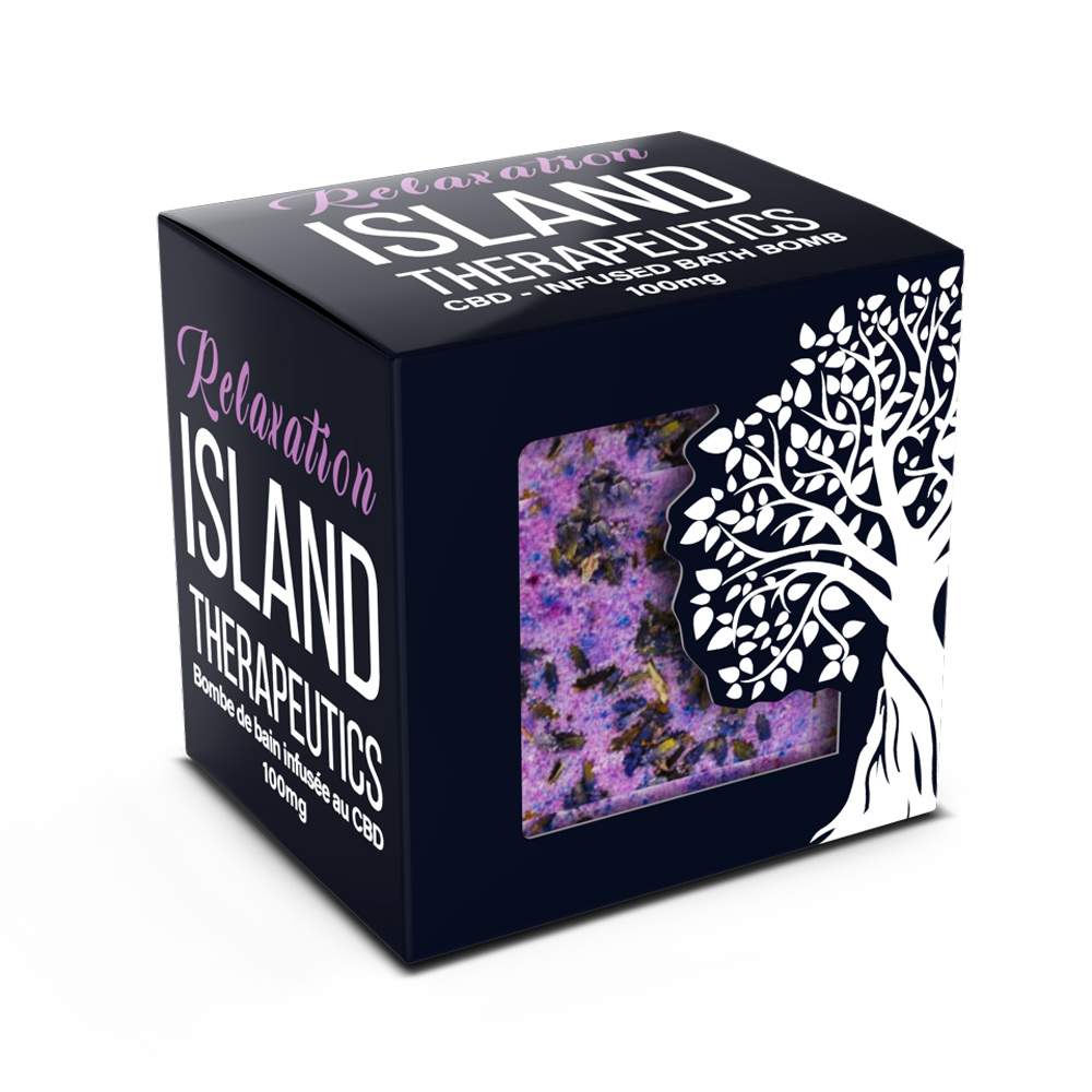 Relaxation CBD Bath Bomb <span/>(100mg CBD) by Island Therapeutics