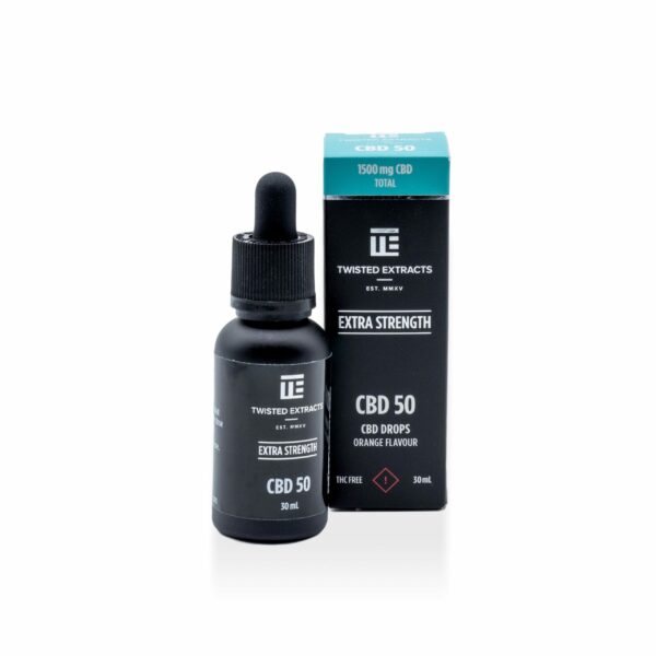 CBD 50 Extra Strength Oil Drops (1500mg CBD) by Twisted Extracts ...