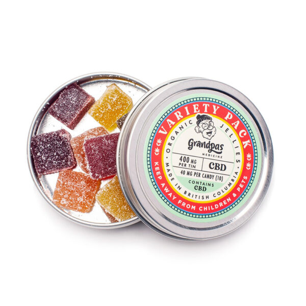 CBD Organic Gummies Variety Pack by Grandpa's Medicine