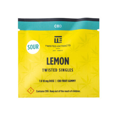 Sour Lemon CBD Twisted Singles by Twisted Extracts
