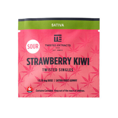 Sour Strawberry Kiwi Twisted Singles Sample by Twisted Extracts