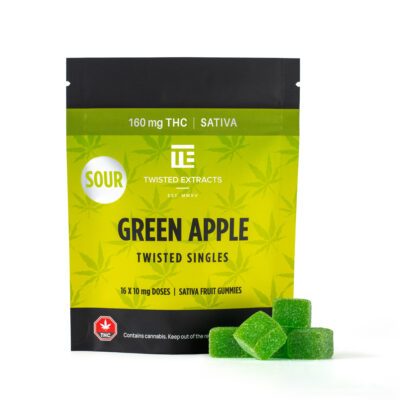 Sour Green Apple Twisted Singles by Twisted Extracts