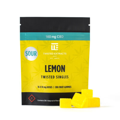 Sour Lemon CBD Twisted Singles by Twisted Extracts
