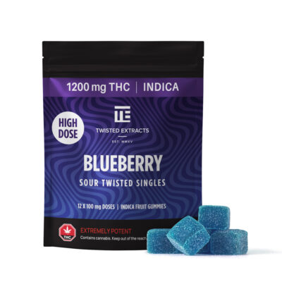 Blueberry High Dose Twisted Singles by Twisted Extracts