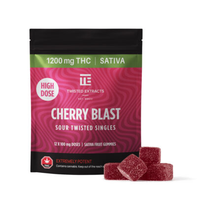 Cherry Blast High Dose Twisted Singles By Twisted Singles