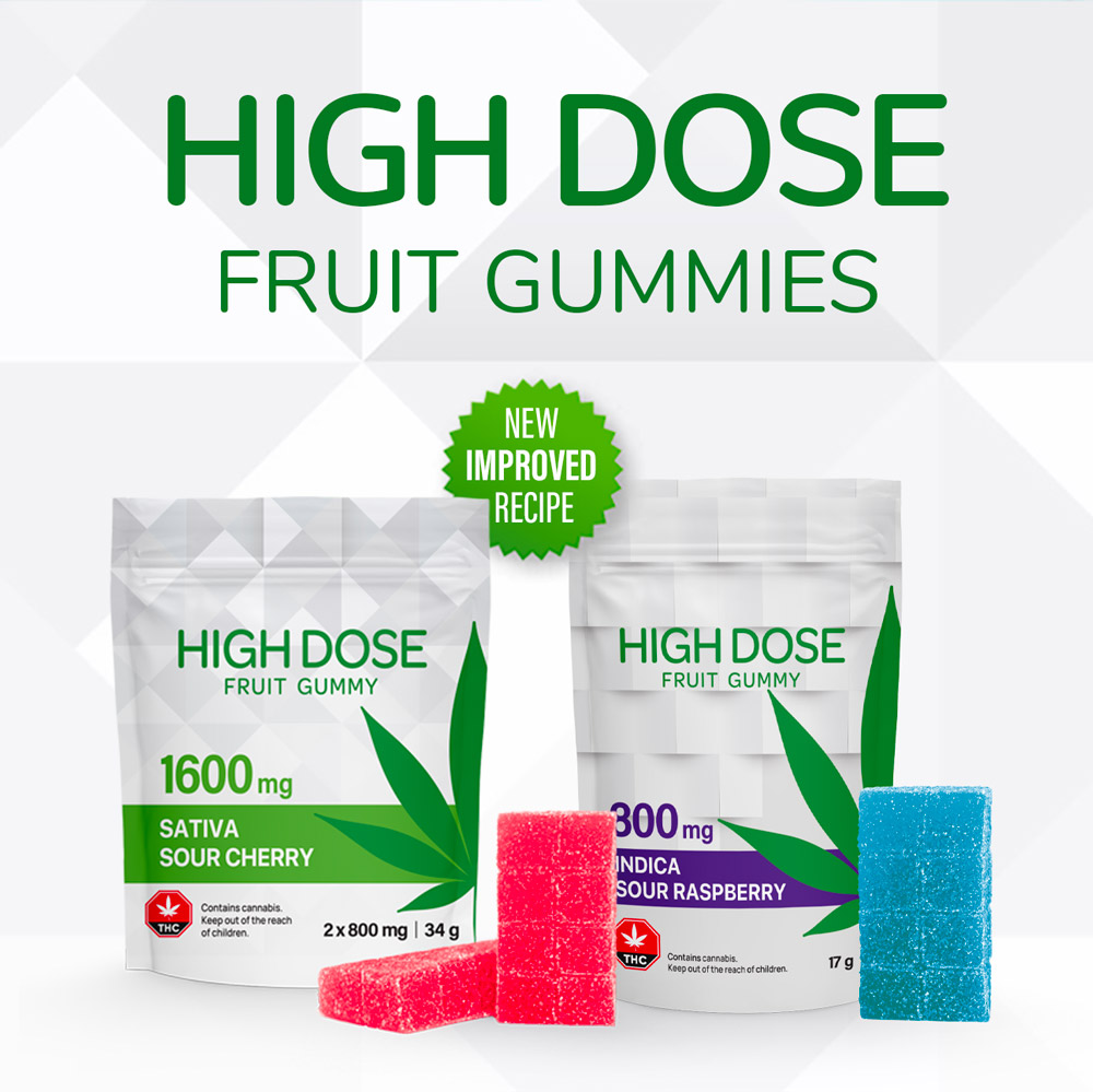 Learn more about High Dose Cannabis Edibles