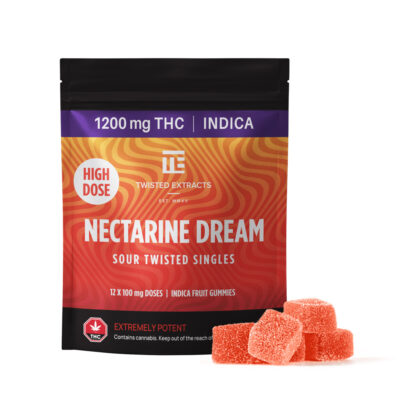 Nectarine Dream High Dose Twisted Singles by Twisted Extracts