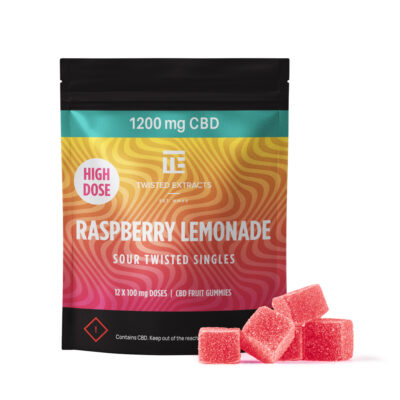 Raspberry Lemonade High Dose Twisted Singles by Twisted Extracts