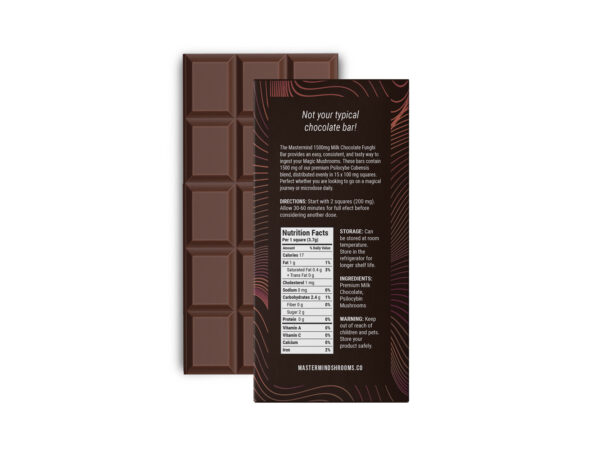 Mastermind Milk Chocolate Bar 1500 mg