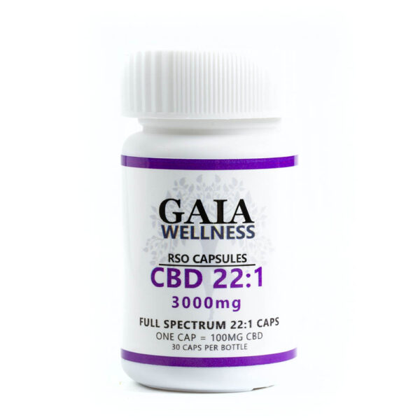 GAIA 22-1 CBD Capsules 3000mg