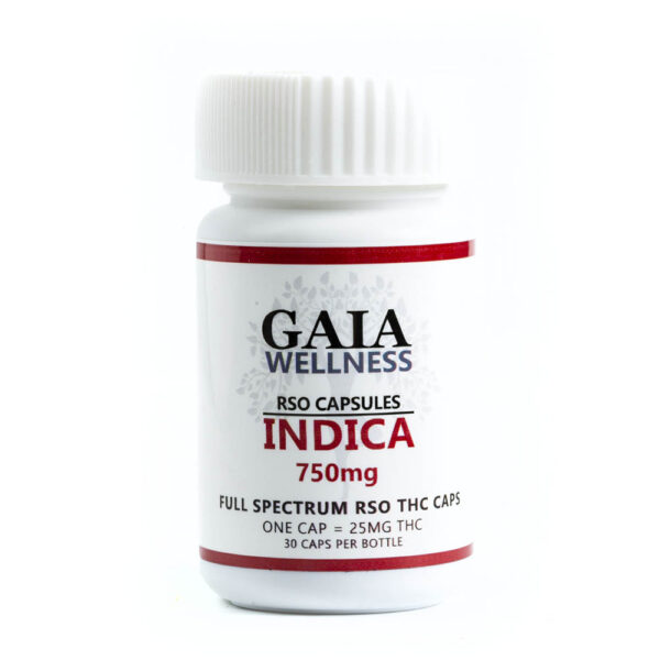 GAIA Indica RSO Capsules 750mg