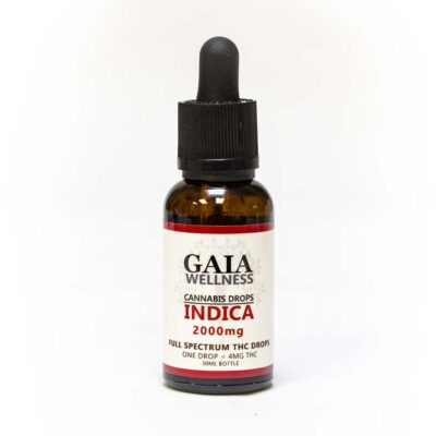 GAIA FULL SPECTRUM INDICA DROPS 2000mg THC