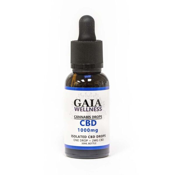 GAIA Isolated CBD Drops 1000mg CBD