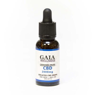 GAIA Isolated CBD Drops 2000mg CBD