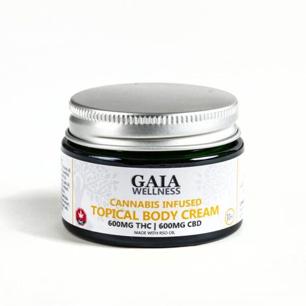 Gaia Wellness - Triple Strength Topical Body Cream 1-1 600mg THC - 600mg CBD