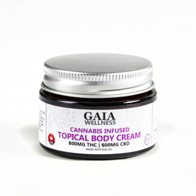 Gaia Wellness Unscented Triple Strength Topical - 600mg THC - 600mg CBD