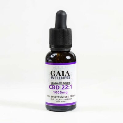 Gaia Wellness 22-1 CBD-THC Drops 1000mg