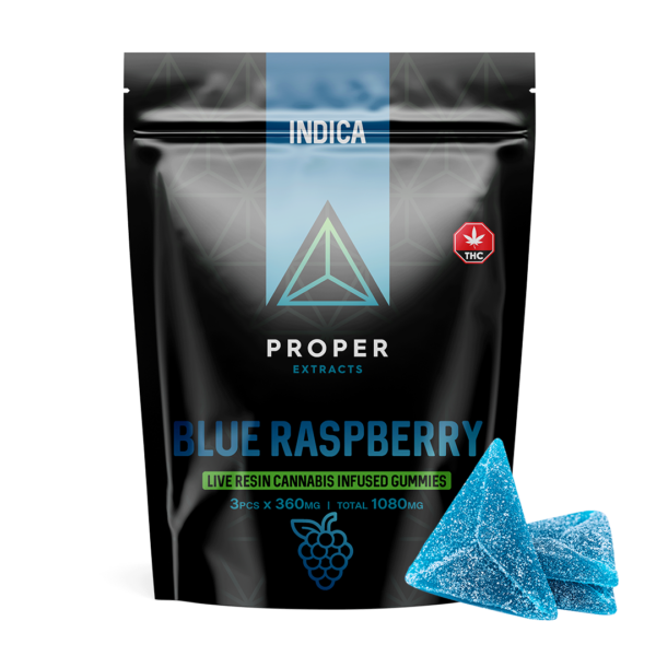 Proper Extracts Indica Pack Live Resin THC Gummies