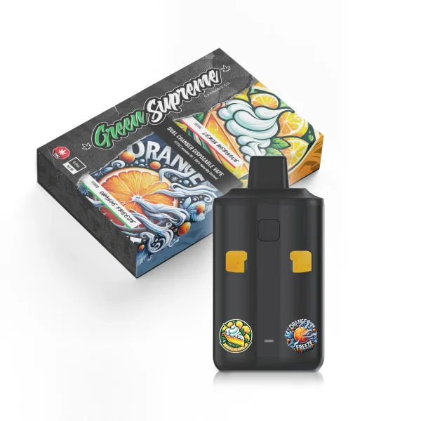 Green Supreme Lemon Meringue x Orange Freeze Disposable Vape