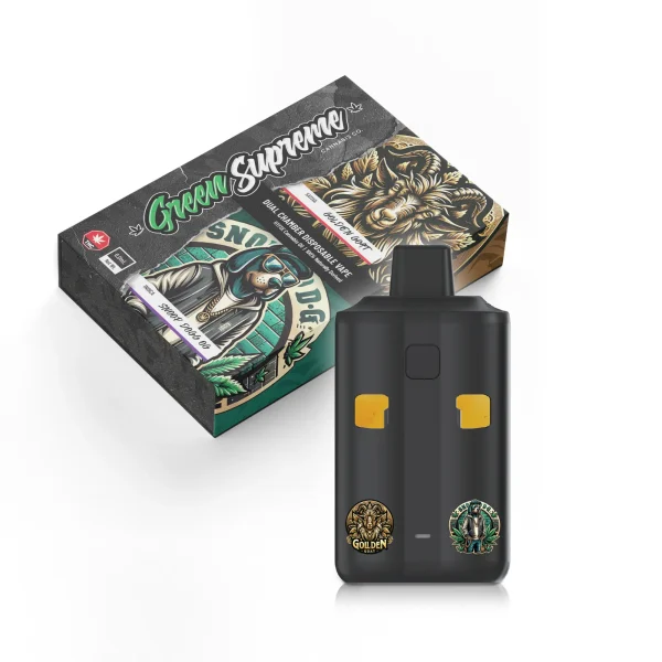 Green Supreme Golden Goat x Snoop Dog Disposable Vape