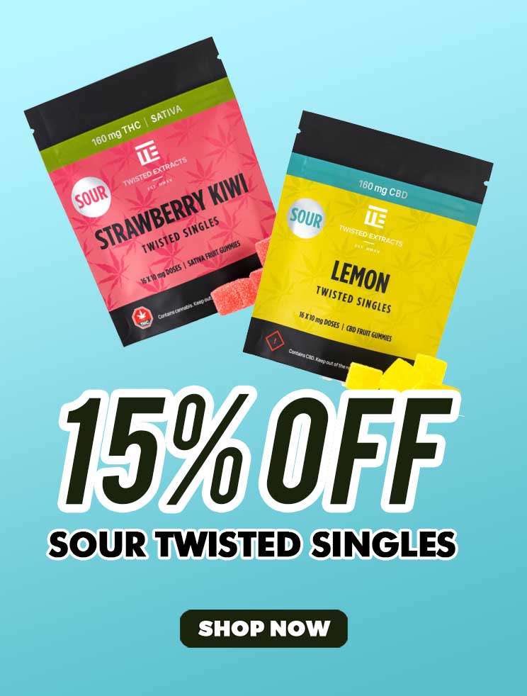 Sour Twisted Singles - 15% Off