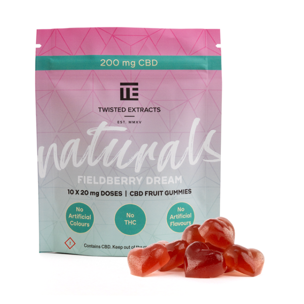 Twisted Naturals Gummies - Fieldberry Dream (200mg CBD) Twisted Naturals Gummies - Fieldberry Dream (200mg CBD)